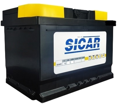 Аккумулятор SICAR 60 Ah 540 A R+ (-/+) низкий (B040C)