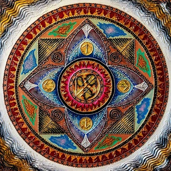 Набор алмазной мозаики Мандала удача в бизнесе 40x40 см