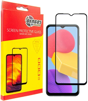 Защитное стекло для смартфона Samsung Galaxy M13 DENGOS Black (TGFG-229)
