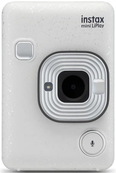 Фотоаппарат моментальной печати Fujifilm Instax Mini Liplay Stone White с дисплеем