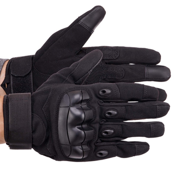 Перчатки тактические с закрытыми пальцами Zelart Action 8794 размер L Black