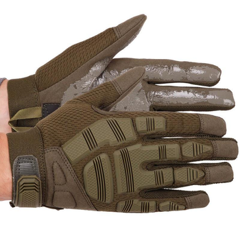 Перчатки тактические с закрытыми пальцами Zelart Action 8799 размер XL Olive