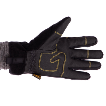 Перчатки тактические теплые с закрытыми пальцами Zelart Action 5621 размер L Black