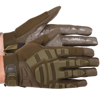 Перчатки тактические с закрытыми пальцами Zelart Action 8799 размер M Olive