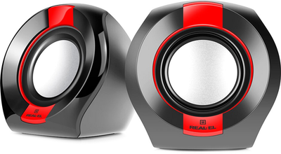 Акустична система Real-El S-50 Black-Red (EL121100008)