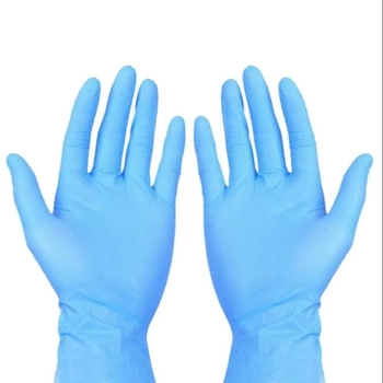 Перчатки нитриловые Nitrylex Classic размер S голубые 100 шт
