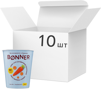 Упаковка крем-супу Bonner Сочевичний класичний 50 г х 10 шт (8000080341088)