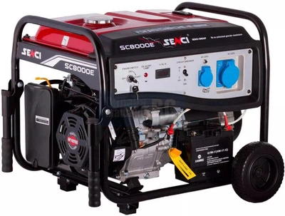Бензиновый генератор SENCI SC6000-E 6 кВт