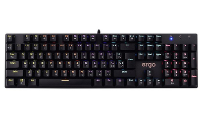 Клавіатура дротова Ergo KB-960 USB Gray