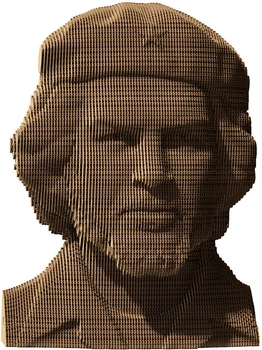 3D пазл-конструктор Cartonic 3D Puzzle Che Че Гевара Картонний (CARTMCHE)