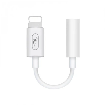 Перехідник SkyDolphin AU02 Lightning - 3.5 мм (M/F) White (SDADPT-00017)