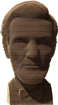 3D пазл-конструктор Cartonic 3D Puzzle Lincoln Авраам Лінкольн Картонний (CARTMLNC)