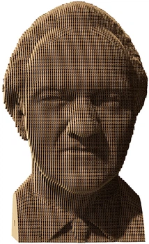 3D пазл-конструктор Cartonic 3D Puzzle Quentin Тарантіно Картонний (CARTMQTR)