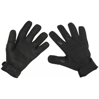 Тактичні зимові рукавички "Combat" MFH з неопрену чорні р-р XL (15873A_XL)