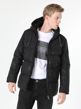 Куртка демісезонна з капюшоном чоловіча Colin's CL1060965BLK S Black (CL1060965BLK_S)