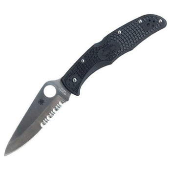 Ніж складний Spyderco Endura 4, напівсерейтор (C10PSBK)