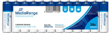 Батарейка MediaRange Premium Alkaline Batteries, Mignon AA|LR6|1.5V, Pack 24 (4260283111671)