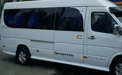 Боковые пороги (стекловолокно, под покраску) для Mercedes Sprinter 1995-2006 гг.