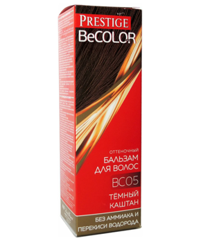 Оттеночный бальзам для волос Vip’s Prestige BeColor BC 05 Темный каштан