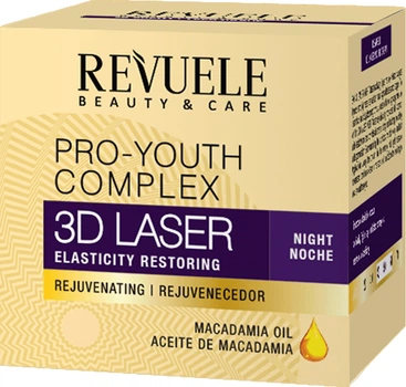 Нічний крем для обличчя Revuele 3D Laser Pro-Youth Complex Night Cream 50 мл (5060565100992)