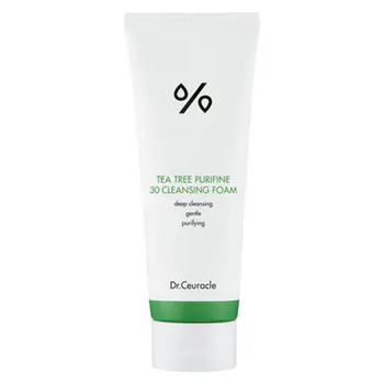 Гель-пінка для очищення шкіри із зеленим чаєм DR.CEURACLE Tea Tree Purifine 30 Cleansing Foam 150 мл