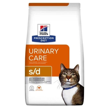 Сухий корм для кішок Hill's Prescription Diet Feline s/d Urinary Care Chicken розчинення струвітів з куркою 3 кг (052742042473)