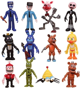 Игрушки 5 ( пять ) ночей с Фредди, аниматроники игрушки, ФНАФ фигурки Funko Five Night`s at Freddy`s,12 шт