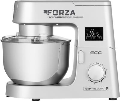 Кухонний комбайн ECG FORZA 5500 Giorno Argento