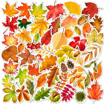 Набор наклеек Осень Autumn 50 шт