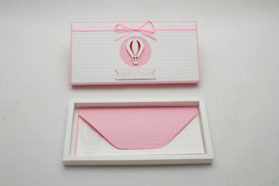 Открытка в коробочке Gift box Dreamer цвет розово-белый. Ручная работа