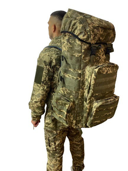 Рюкзак военный тактический, 80л, цвет ВСУ пиксель