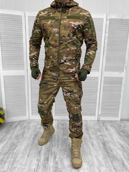 Тактическая теплая зимняя военная форма комплект костюм ( Куртка + Штаны ), Камуфляж: Мультикам, Размер: S