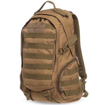 Штурмовой тактический рюкзак армейский военный походный для охоты 16 литров 40 х 26 х 15 см SILVER KNIGHT хаки АН9332