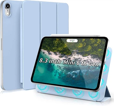 Магнитный чехол-книжка BBM1 Magnetic Case для iPad mini 6 8.3" 2021/mini 7 8.3" 2024 Голубой