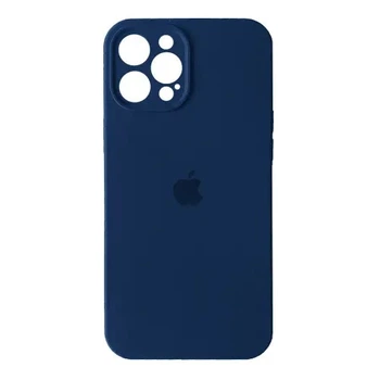 Чохол iPhone 15 Pro Max Silicone Case Full Camera deep navy