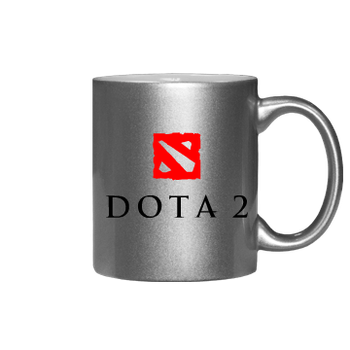 Чашка кольорова серебро гра Дота 2 Dota 2 (zc0001)