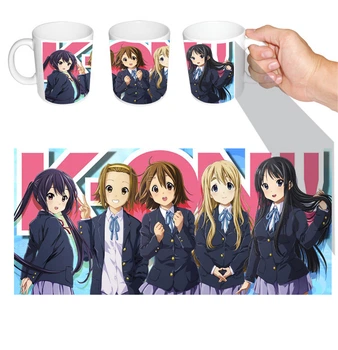 Чашка белая аниме Клуб Лёгкой музыки K-ON (z1180)