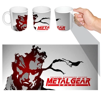 Чашка белая игра Metal Gear Solid (z1204)