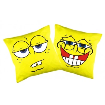 Подушка Губка Боб Sponge Bob двостороння 40х40 см (p0067)
