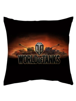 Подушка Мир танков World of Tanks двухсторонняя 40х40 см (p0097)
