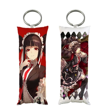 Брелок мини-дакимакура Селестия Люденберг аниме Школа Отчаяния Danganronpa двухсторонний 4х10 см (br0069)