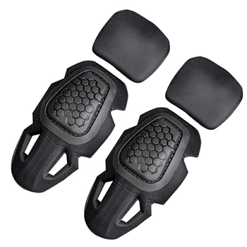 Тактические защитные наколенники налокотники Han-Wild G4 Black с мягкой губкой для защиты суставов