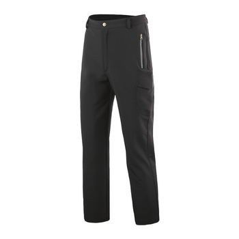 Мужские тактические штаны Lesko для B001 XL Black теплые осенне-зимние на флисе