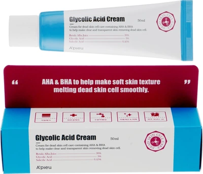 A'pieu Glycolic Acid Cream Крем-пілінг для обличчя з AHA і BHA кислотами 50ml (607579-817)