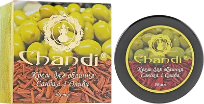 Крем для лица "Сандал и Олива" - Chandi 50ml (162901-61967)