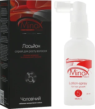 Лосьон-спрей для роста волос - MinoX 5 Lotion-Spray For Hair Growth 50ml (210667-34633)