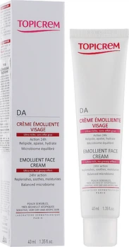 Смягчающий крем для лица - Topicrem DA Emollient Face Cream 40ml (1052797-53096)