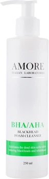 Amore BHA/AHA Blackhead Foam Cleanser Пінка для вмивання з саліциловою кислотою проти крапок та акне 250ml (532887-2205)
