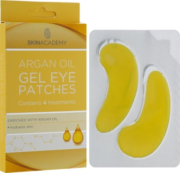 Патчи под глаза - Skin Academy Argan Oil Gel Eye Patches 4шт (636737-19950)