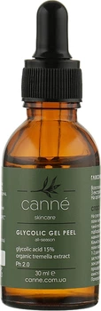 Canne Glycolic Gel Peel Гліколевий пілінг для обличчя 30ml (957683-14719)